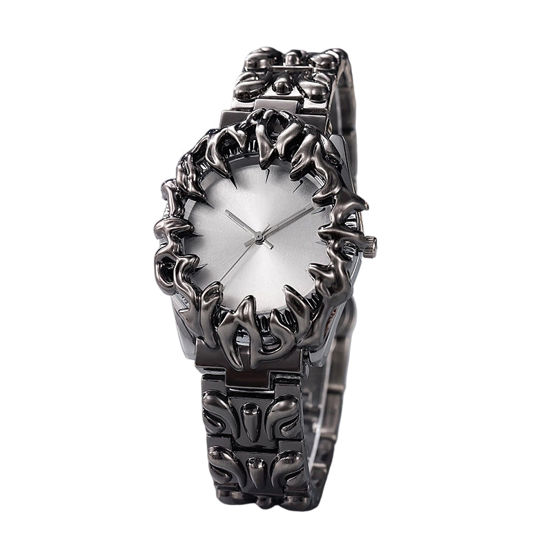 ⌚ SCONTO DEL 50% A TEMPO LIMITATO! ✨ Creativo orologio da uomo in quarzo a forma di artiglio – Quadrante rosso, bracciale scultoreo, stile di grande impatto