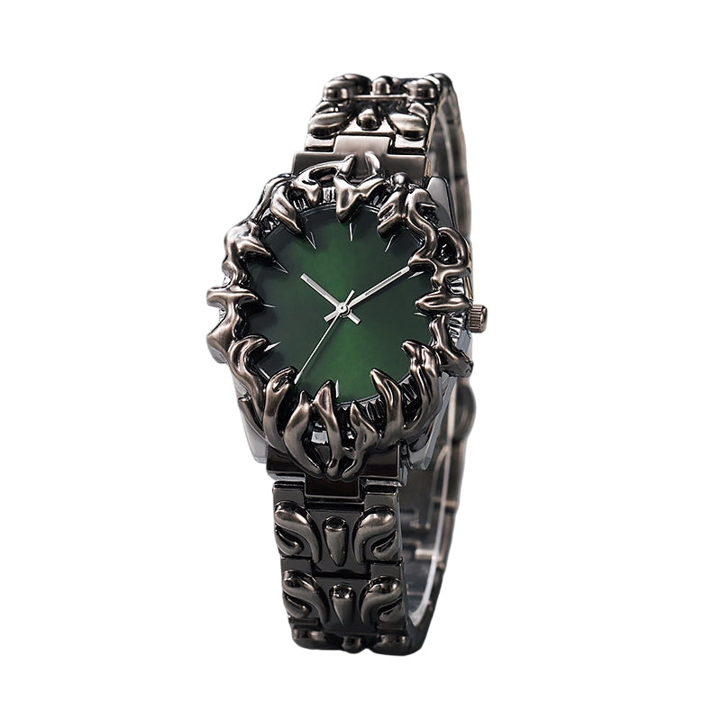 ⌚ SCONTO DEL 50% A TEMPO LIMITATO! ✨ Creativo orologio da uomo in quarzo a forma di artiglio – Quadrante rosso, bracciale scultoreo, stile di grande impatto