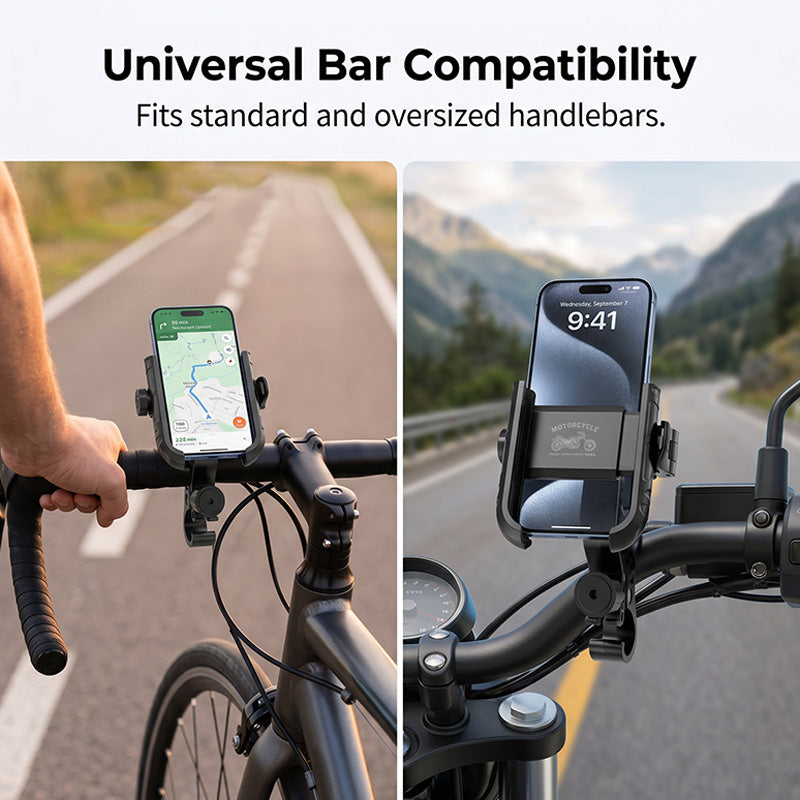 🎉 Saldi 2026 — Oltre 42.000 pezzi venduti! 🚴‍♂️ Supporto per telefono da bicicletta con sgancio rapido – SecureLock e imbottitura antiurto