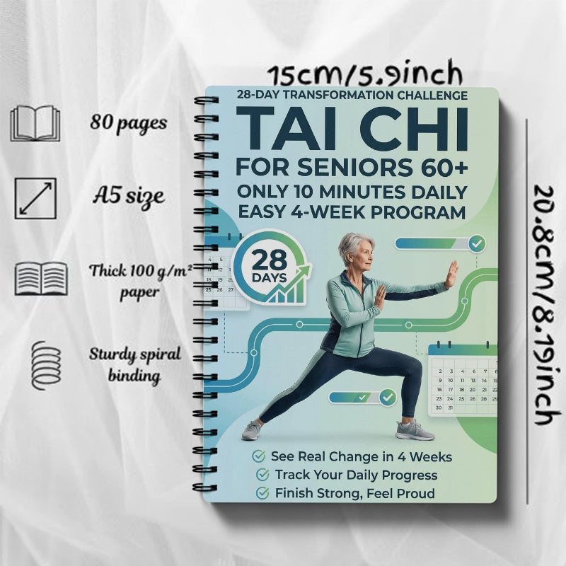 🧘 SCONTO DEL 50% A TEMPO LIMITATO! ⚡ Manuale di Tai Chi per anziani e principianti – Esercizi delicati, passo dopo passo, incentrati sul benessere