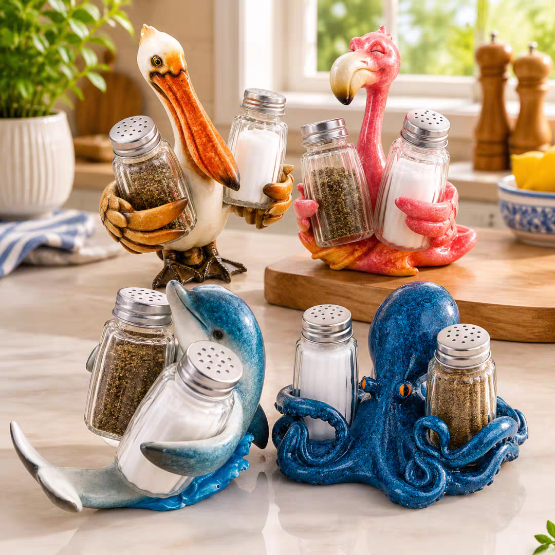 🐬Set di saliere e pepiere a forma di animali costier